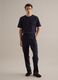 Black pure cotton crew neck T-shirt regular fit_1