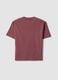 Purple short-sleeve pure cotton T-shirt_4