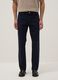 Slim Fit Stretch Cotton Blue Trousers_1