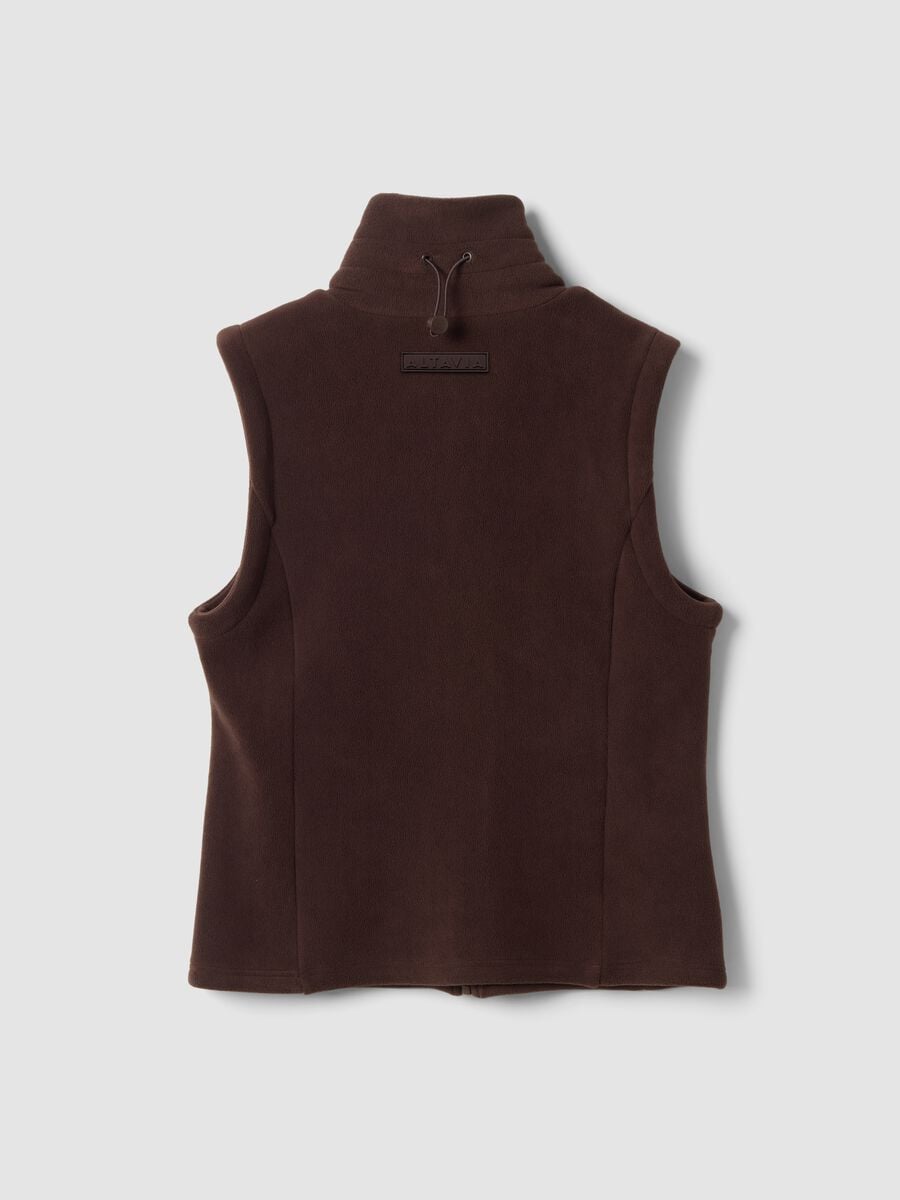 Full-Zip Fleece Gilet with 2-Way Stretch ALTAVIA WITH DEBORAH COMPAGNONI_5