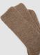 Beige stretch mohair and alpaca socks_2