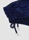 Blue bikini bottoms in stretch fabric with side ties_1