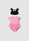 Conjunto multicolorido de algod&atilde;o puro em forma de Minnie para beb&eacute; menina_0