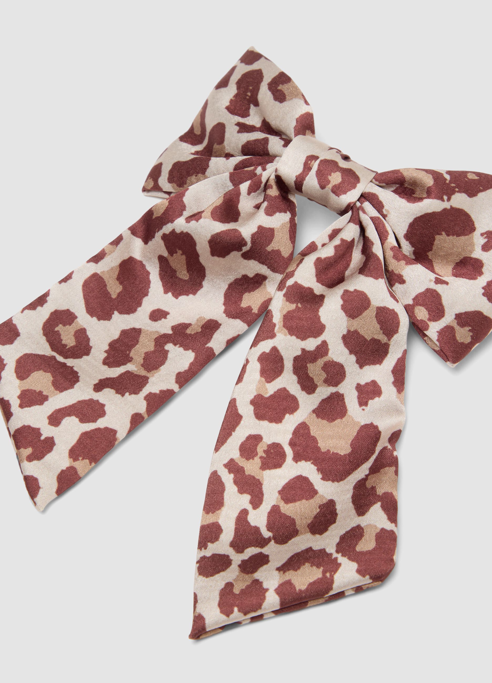 Multicolour Clip with Animal Print