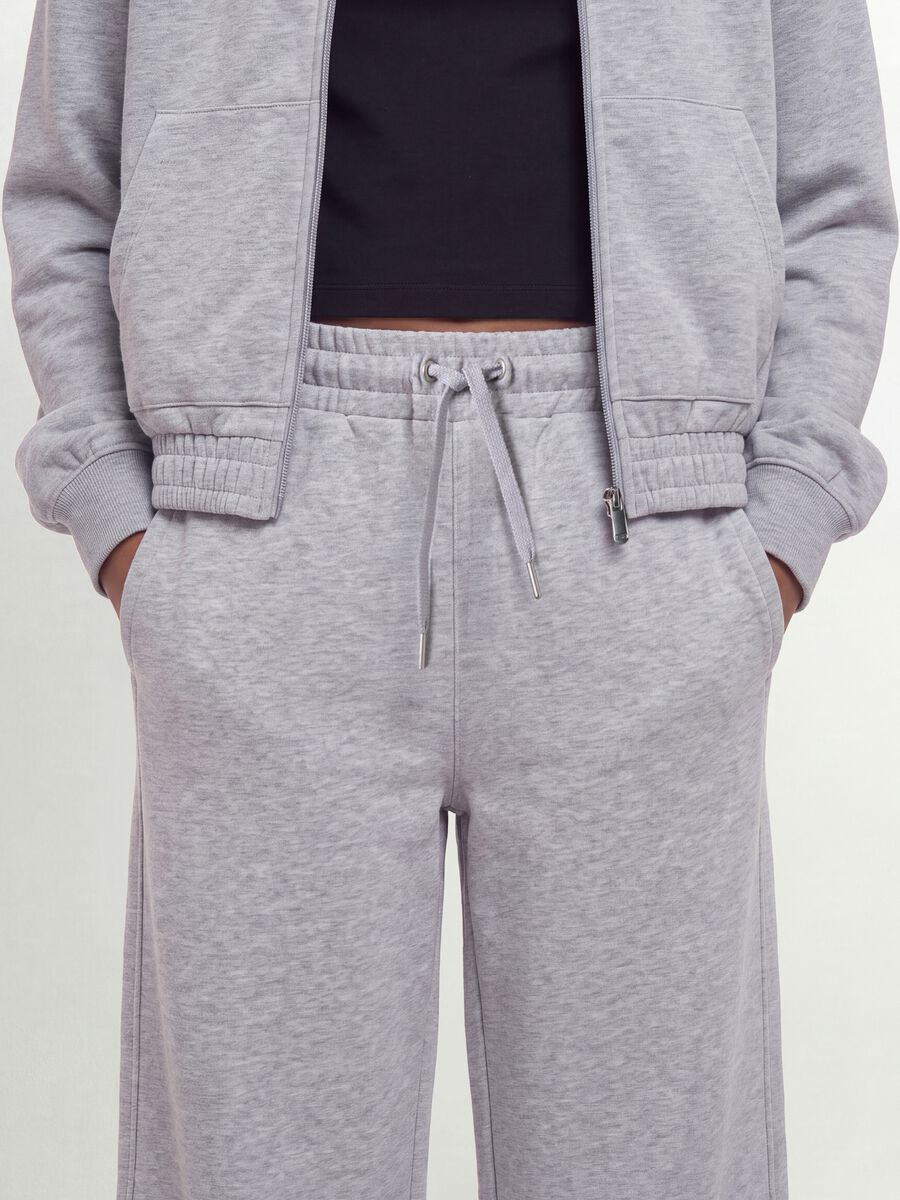 Graue Culotte-Hose aus reiner Bio-Baumwolle f&uuml;r M&auml;dchen_3