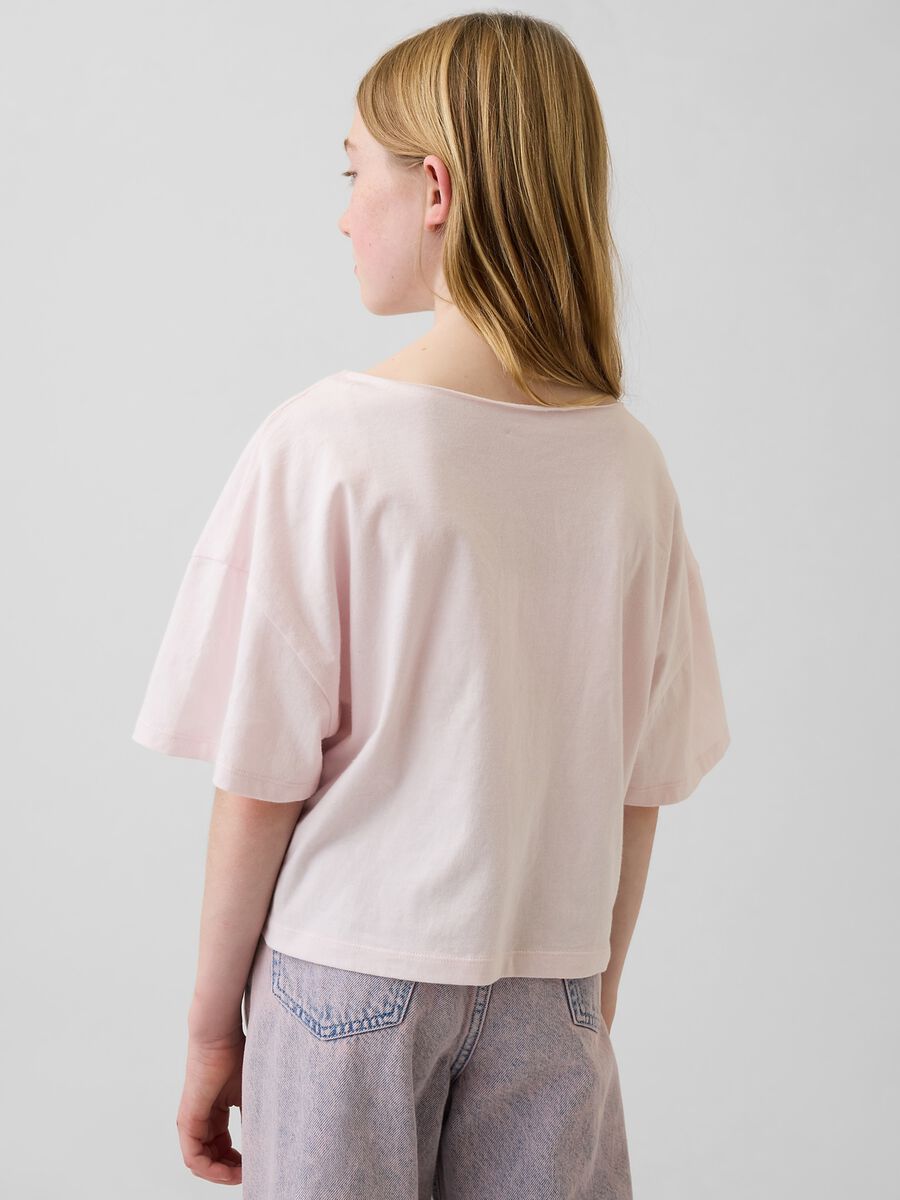 Kurzarm-T-Shirt aus reiner Baumwolle_1