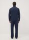 Blue pure organic cotton pyjamas with collar_2