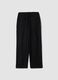 Pantaloni neri in viscosa elasticizzata over fit_2
