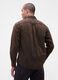 Brown long sleeve cotton shirt_1