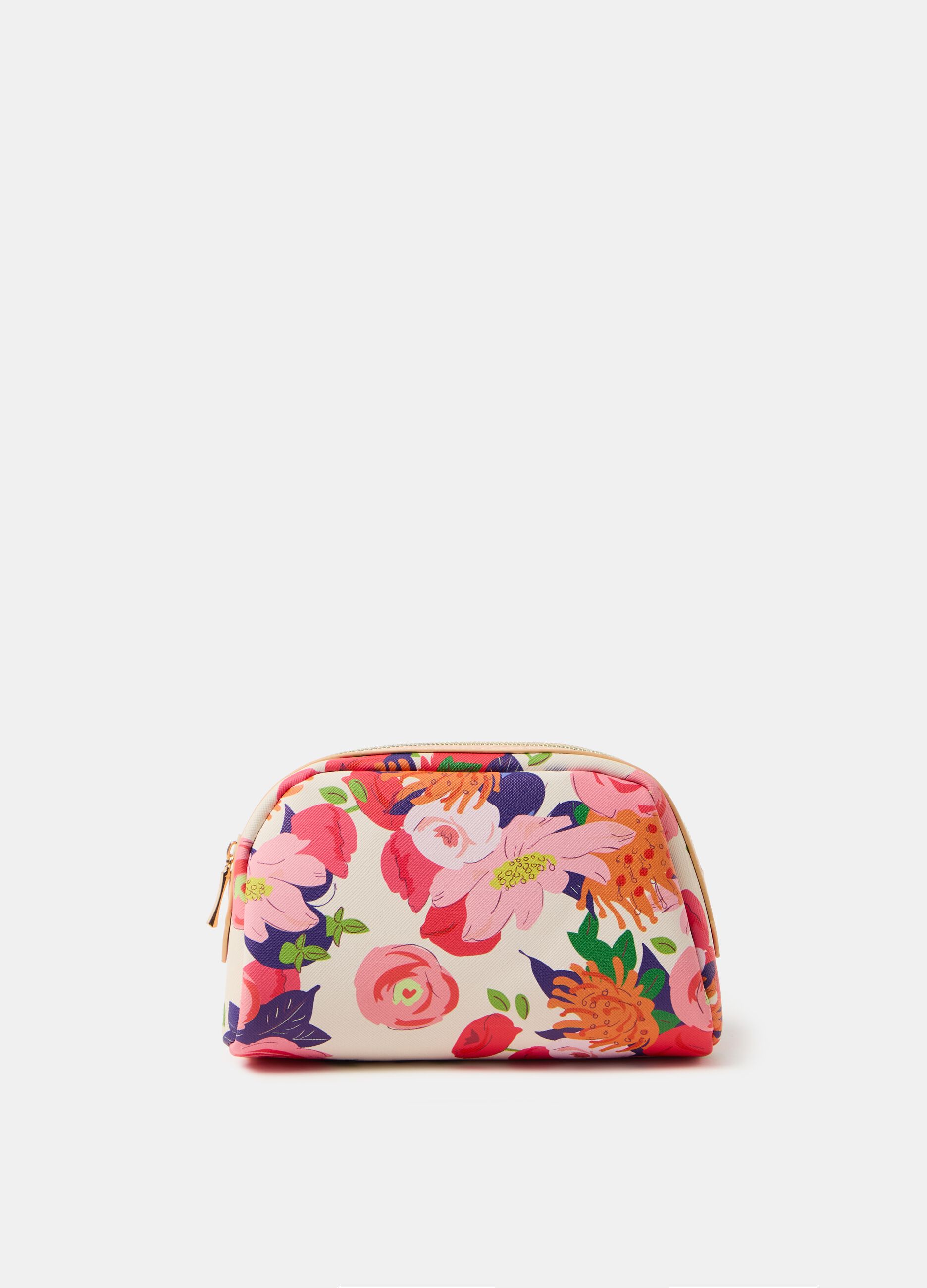 Mini floral pouch