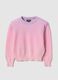 Rosa M&auml;dchenpullover aus reiner Baumwolle im Regular-Fit mit Farbverlauf_0