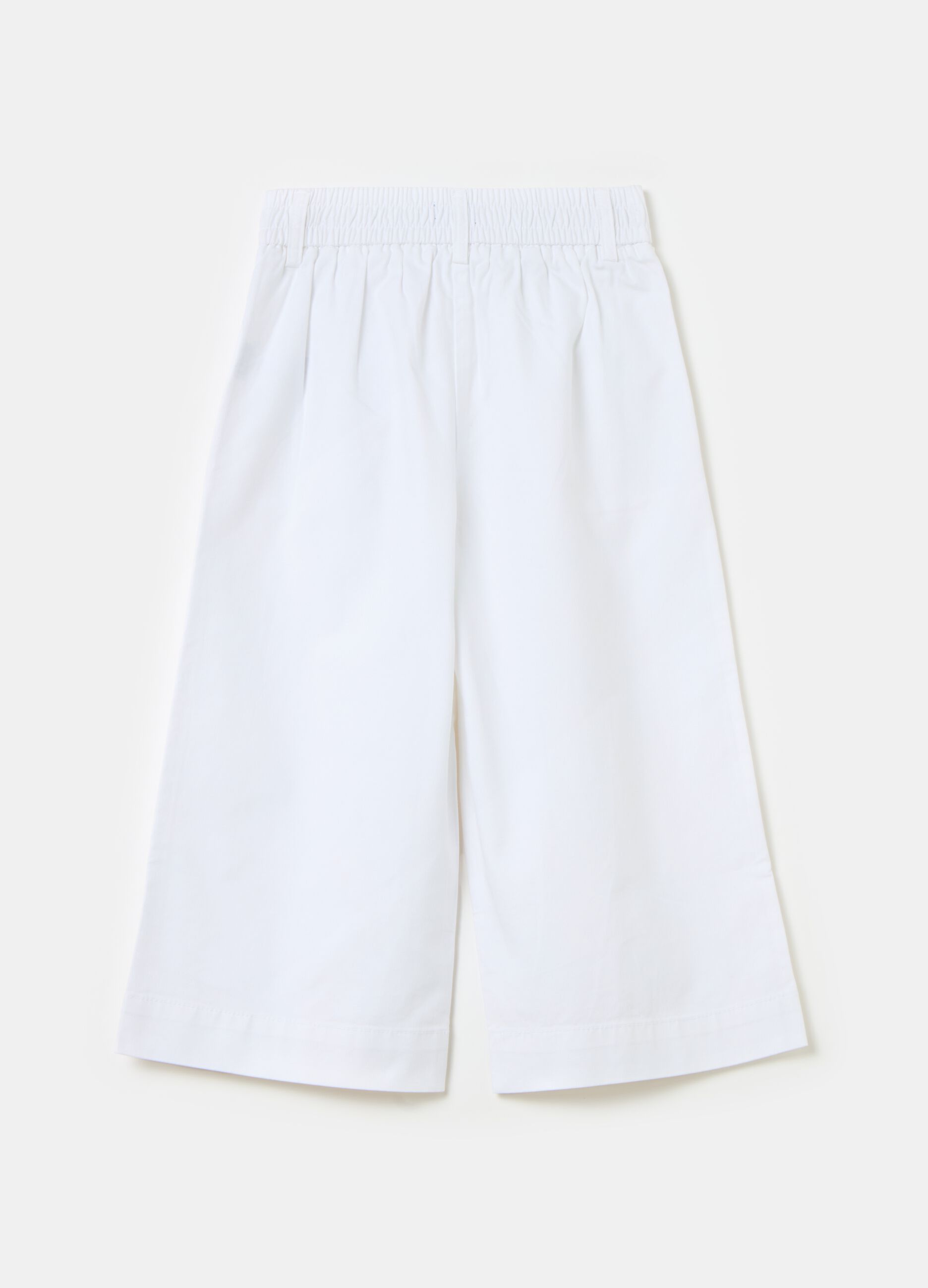 Trousers in Lyocell and cotton twill