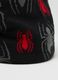 Children's black neck warmer with Spider-Man prints_2