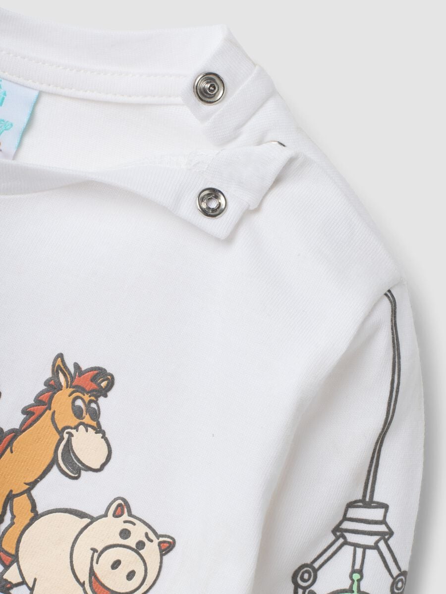 Maglia bianca a maniche lunghe in puro cotone a tema Toy Story per bimbo_3