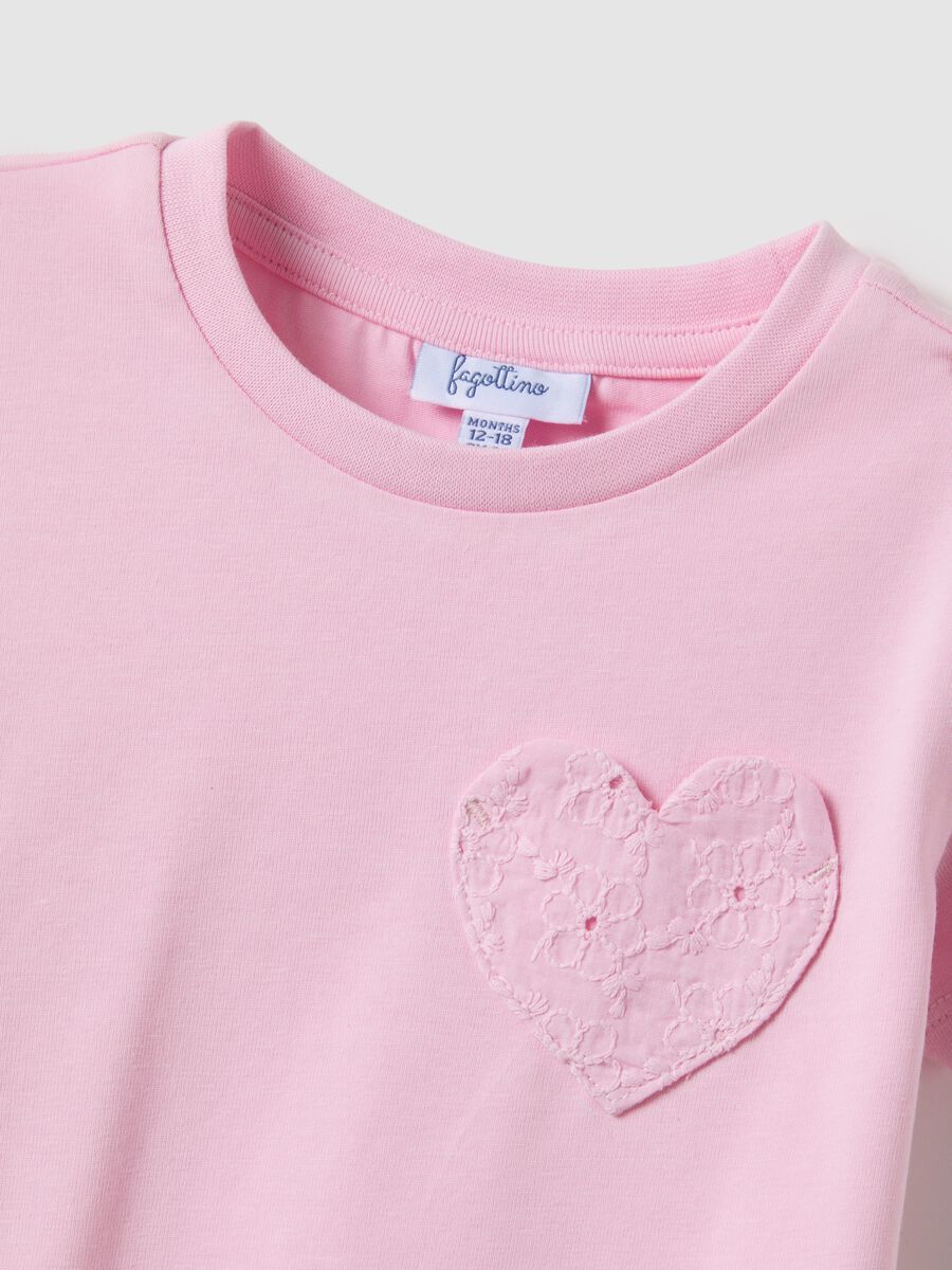 Rosa M&auml;dchentraum T-Shirt aus Stretch Baumwolle mit Herz - Regular Fit_2