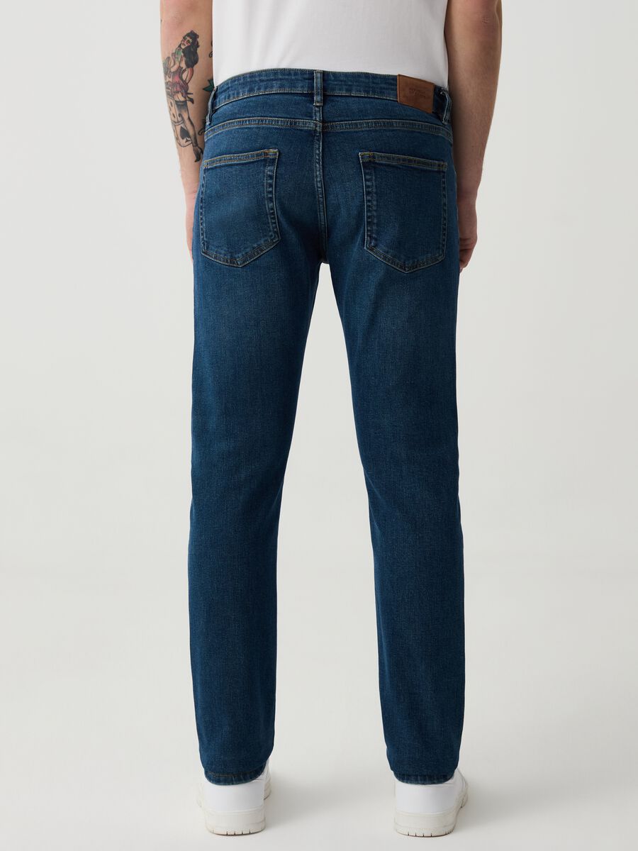 Jeans skinny fit stretch con scoloriture_2