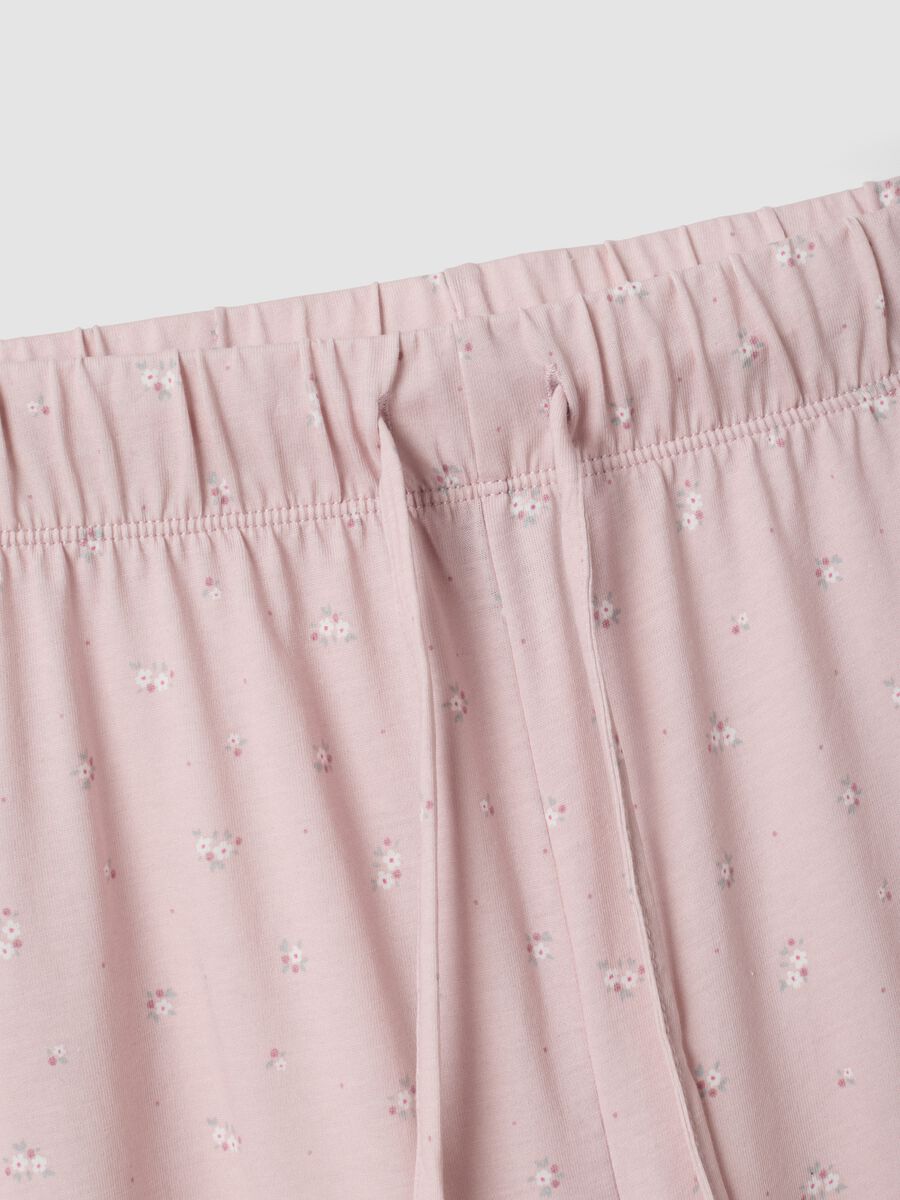 Pink organic cotton pyjama trousers_6