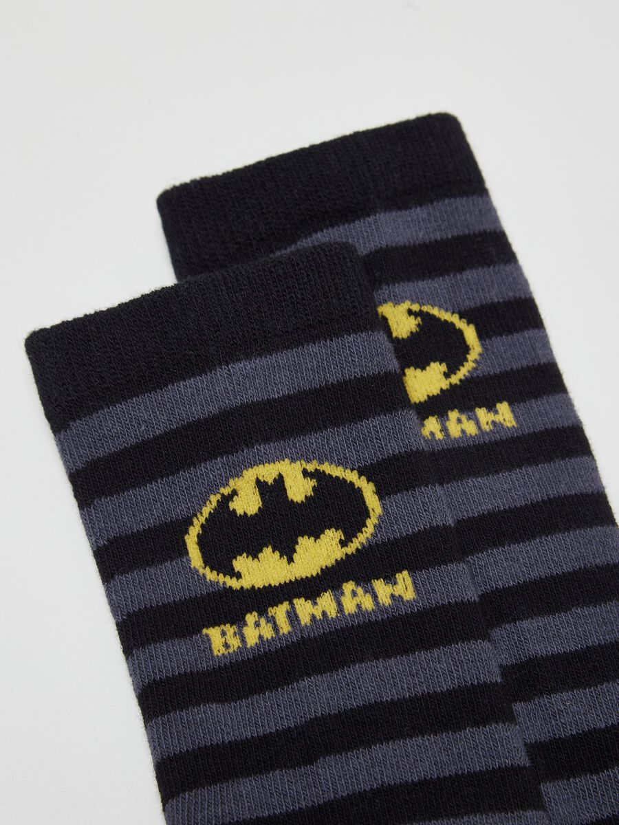 Two-pair pack stretch socks with Batman design_2