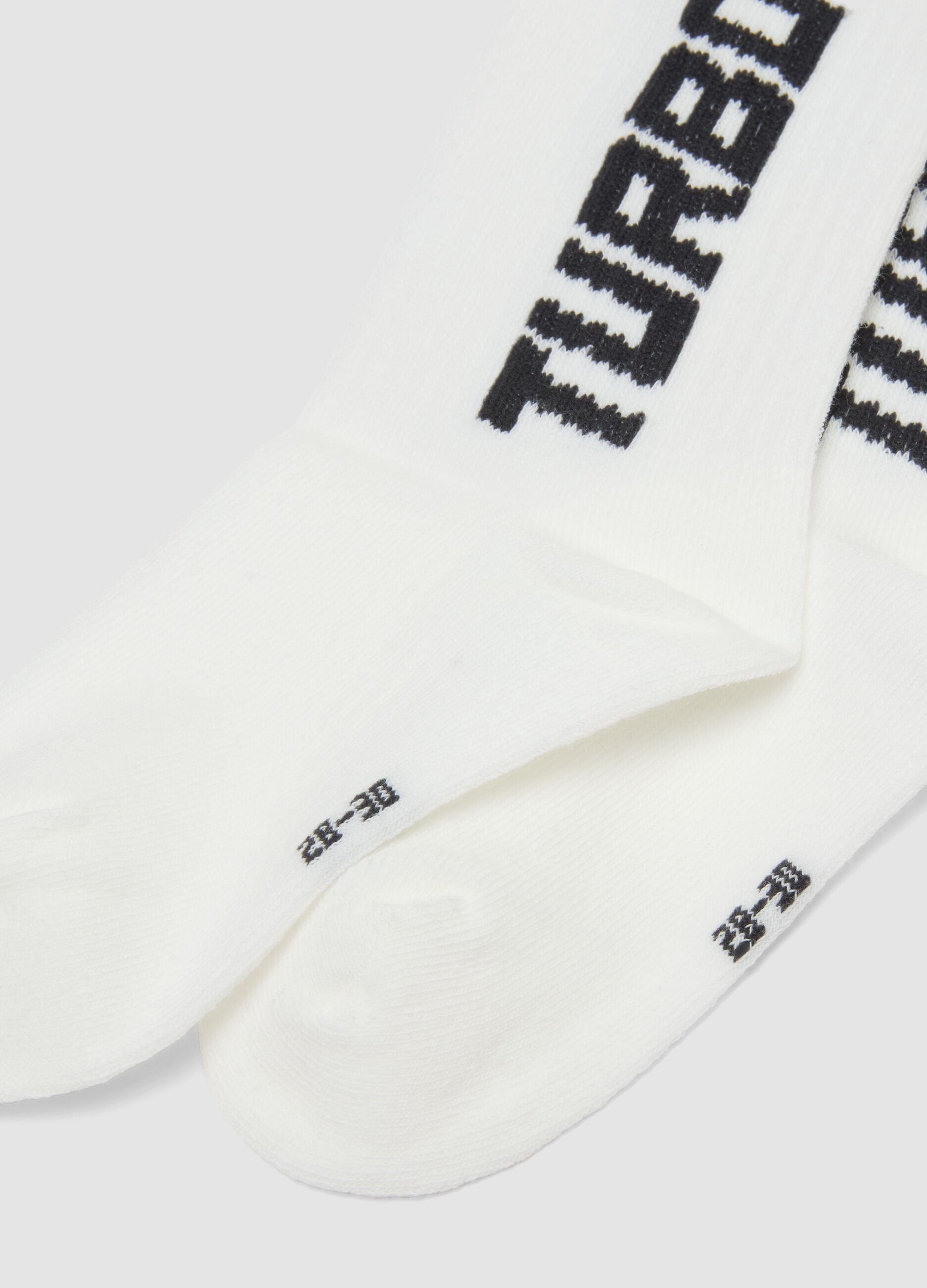 3-pack of multicolour short socks in stretch organic cotton