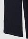 Blue flared stretch cotton leggings_3