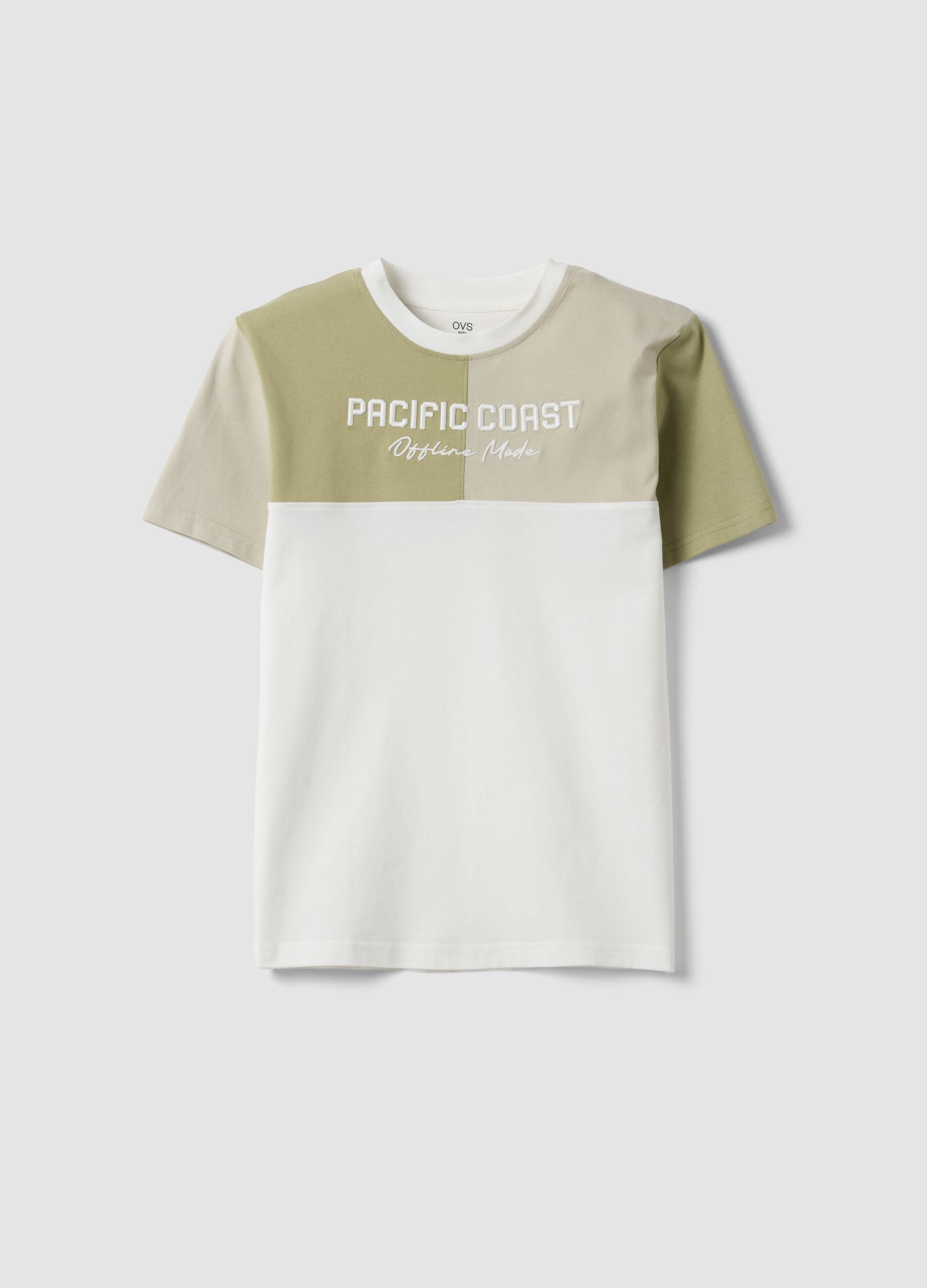 White pure cotton short-sleeve T-shirt