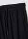 Schwarze Pyjama-Shorts aus Bio-Baumwolle_5