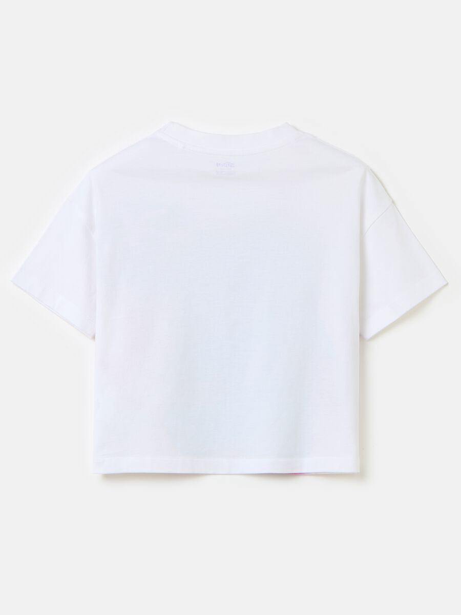 Camiseta de algodón con estampado Stitch_1