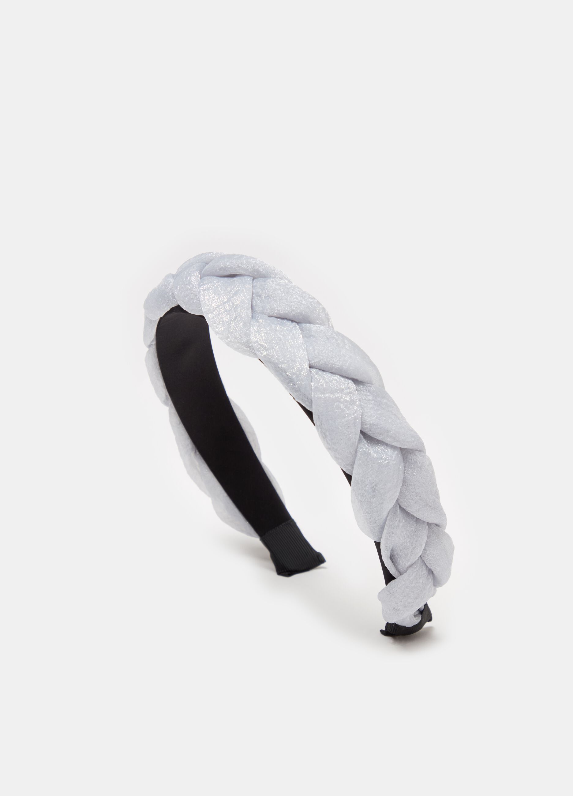 Alice band in braided fabric