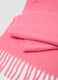 Sciarpa rosa con frange_2