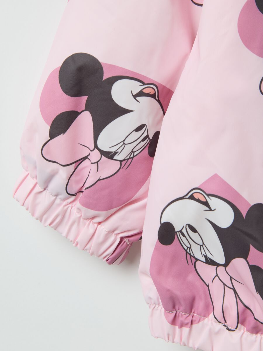 Disney Girls' Pink Mix Regular Fit Jacket_2