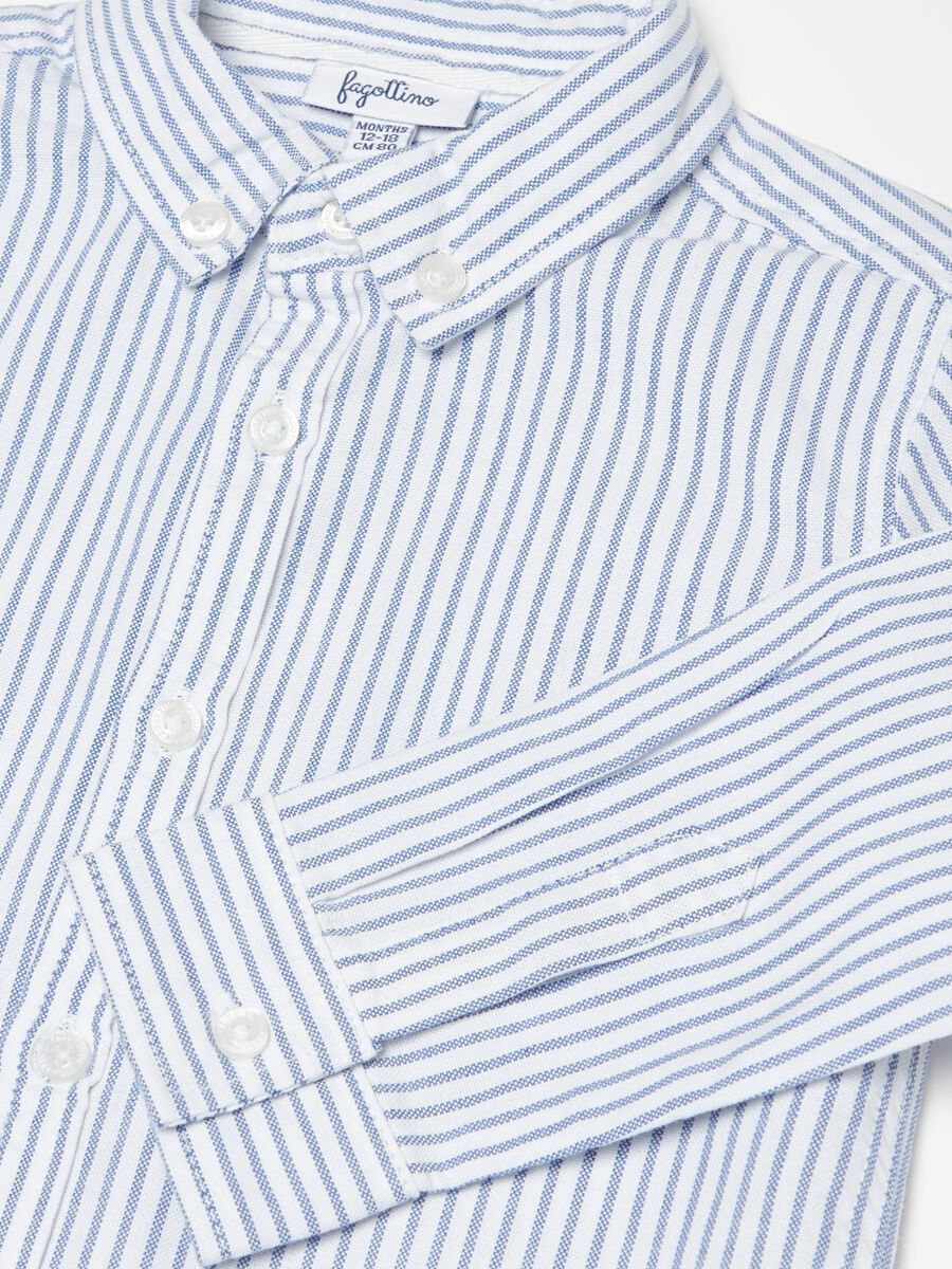 Cotton shirt with striped pattern_2