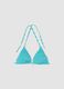 Light blue triangle bikini top in stretch fabric_4