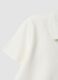 White stretch cotton polo shirt for boys_3