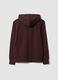 Brown cotton-blend hoodie sweatshirt with crew neck_2