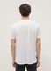 Weisses T-Shirt aus reiner Baumwolle mit Frontprint, Regular Fit_3