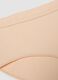 Beigefarbener Slip aus elastischer Bio-Baumwolle f&uuml;r M&auml;dchen_2