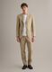 Beige Pure Linen Slim Fit Blazer_1