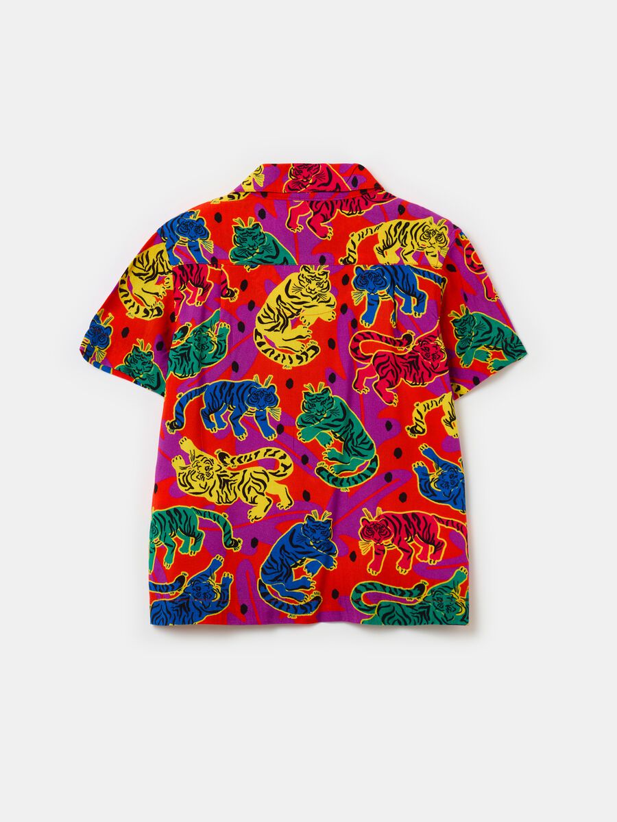 Shirt with tigers print_1
