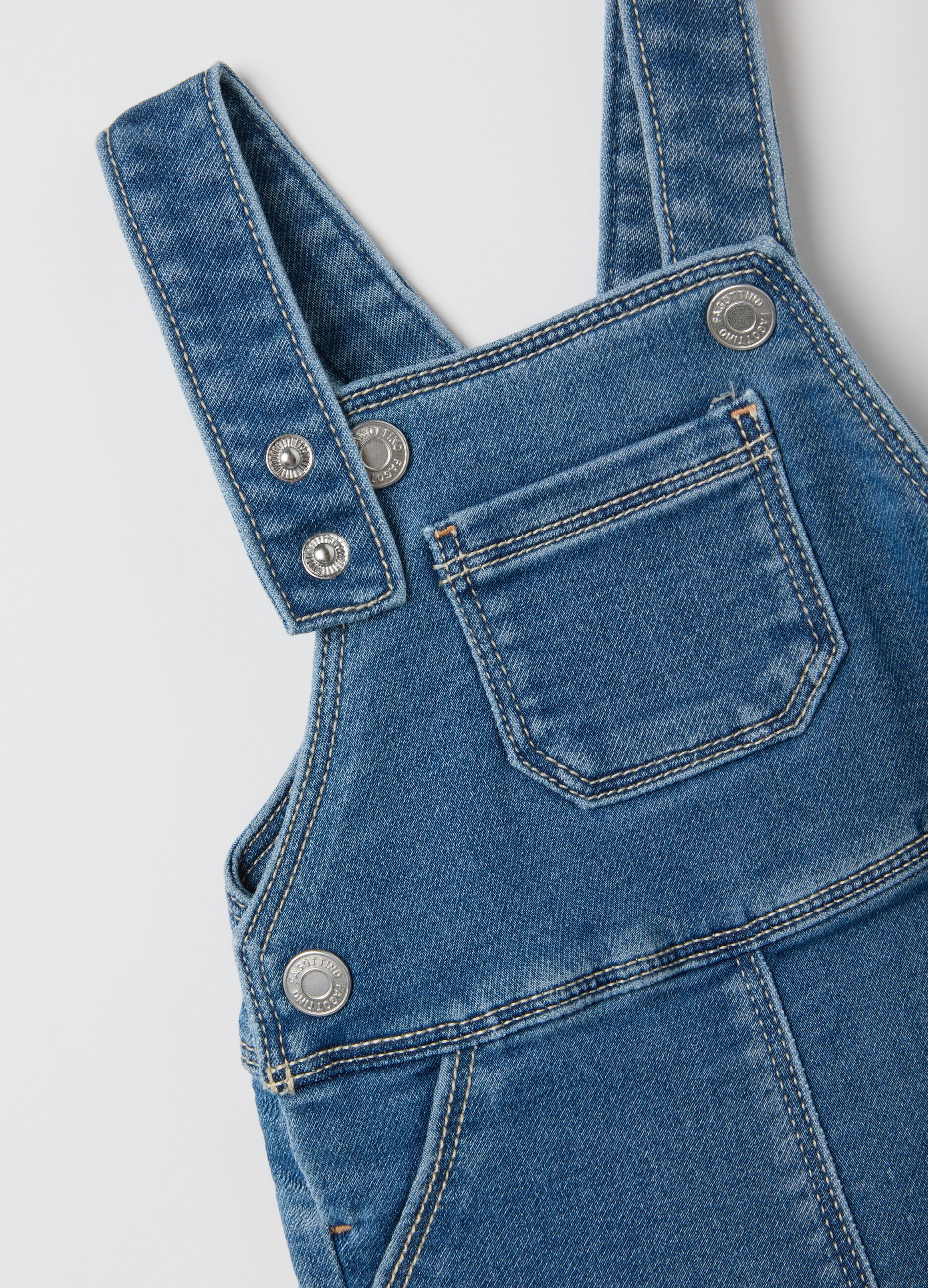 Baby Denim Overalls in Regular Fit
