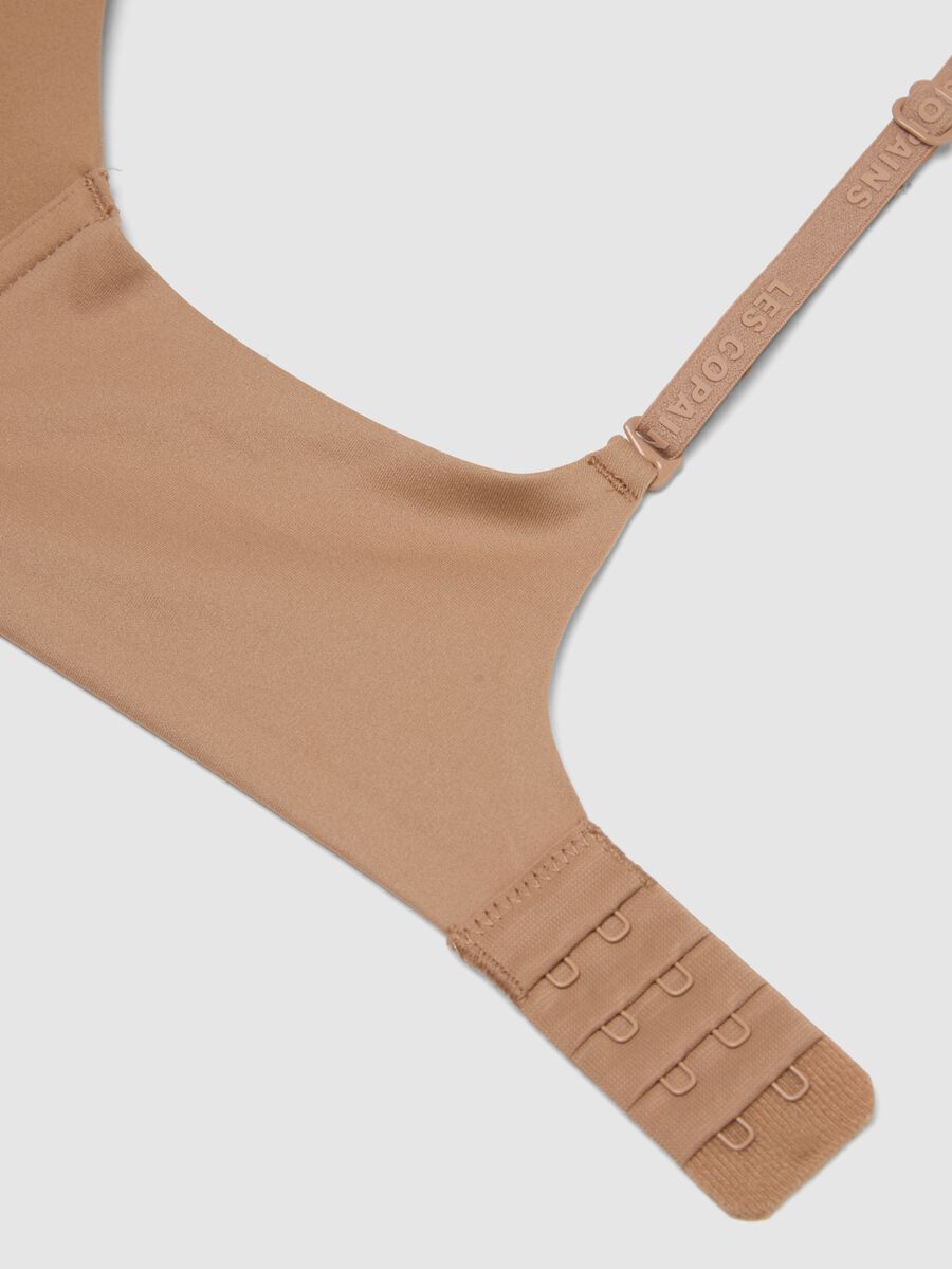 Beige regular fit bra_5