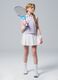 ALTAVIA COURT white performance skirt in stretch technical fabric_0
