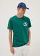 Green short-sleeve pure cotton T-shirt_0