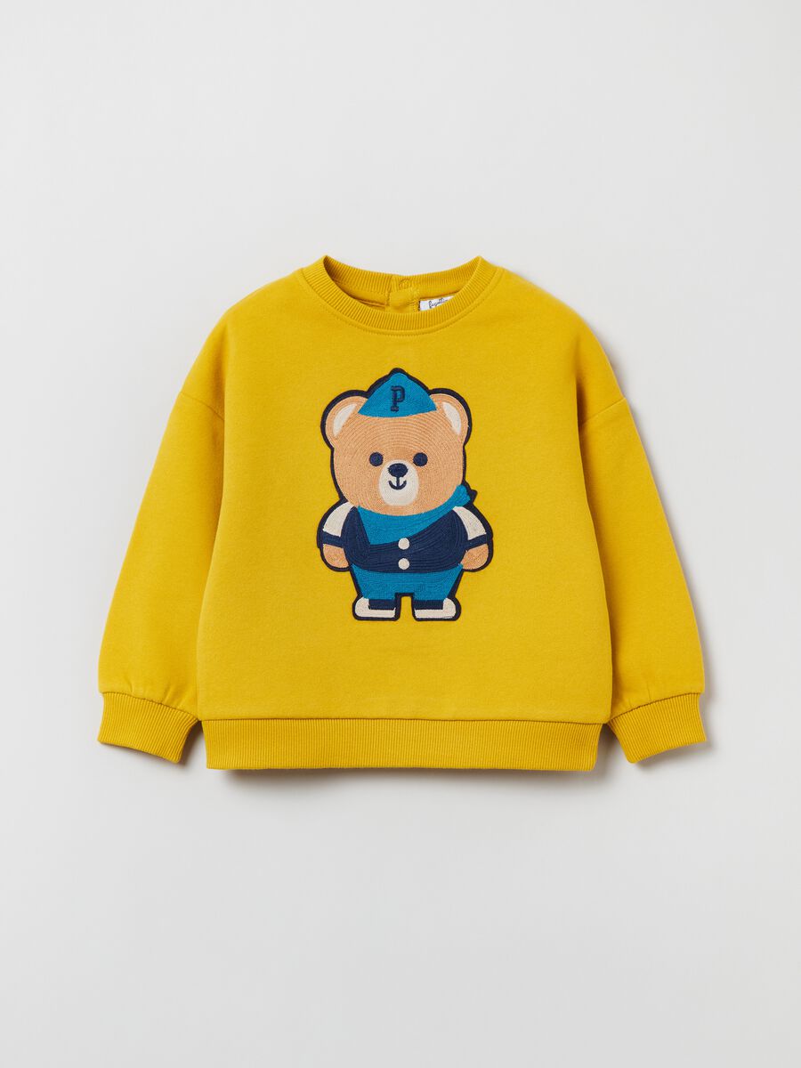 French terry sweatshirt with patch_0