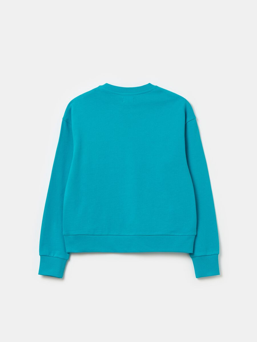 French terry sweatshirt with round neck_1