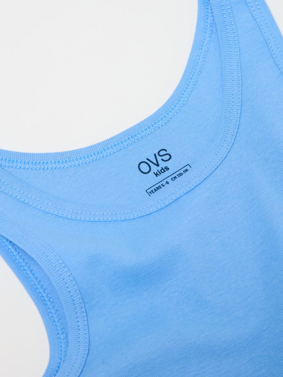 Two-pack racerback vests in organic cotton_2