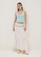 White maxi skirt in pure viscose_1