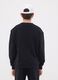 Schwarzes Sweatshirt aus reiner Baumwolle mit Rundhalsausschnitt f&uuml;r Jungen, Relaxed Fit_2