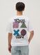 Wei&szlig;es Jungen-T-Shirt aus reiner Baumwolle mit PlayStation-Logo, Relaxed Fit_1