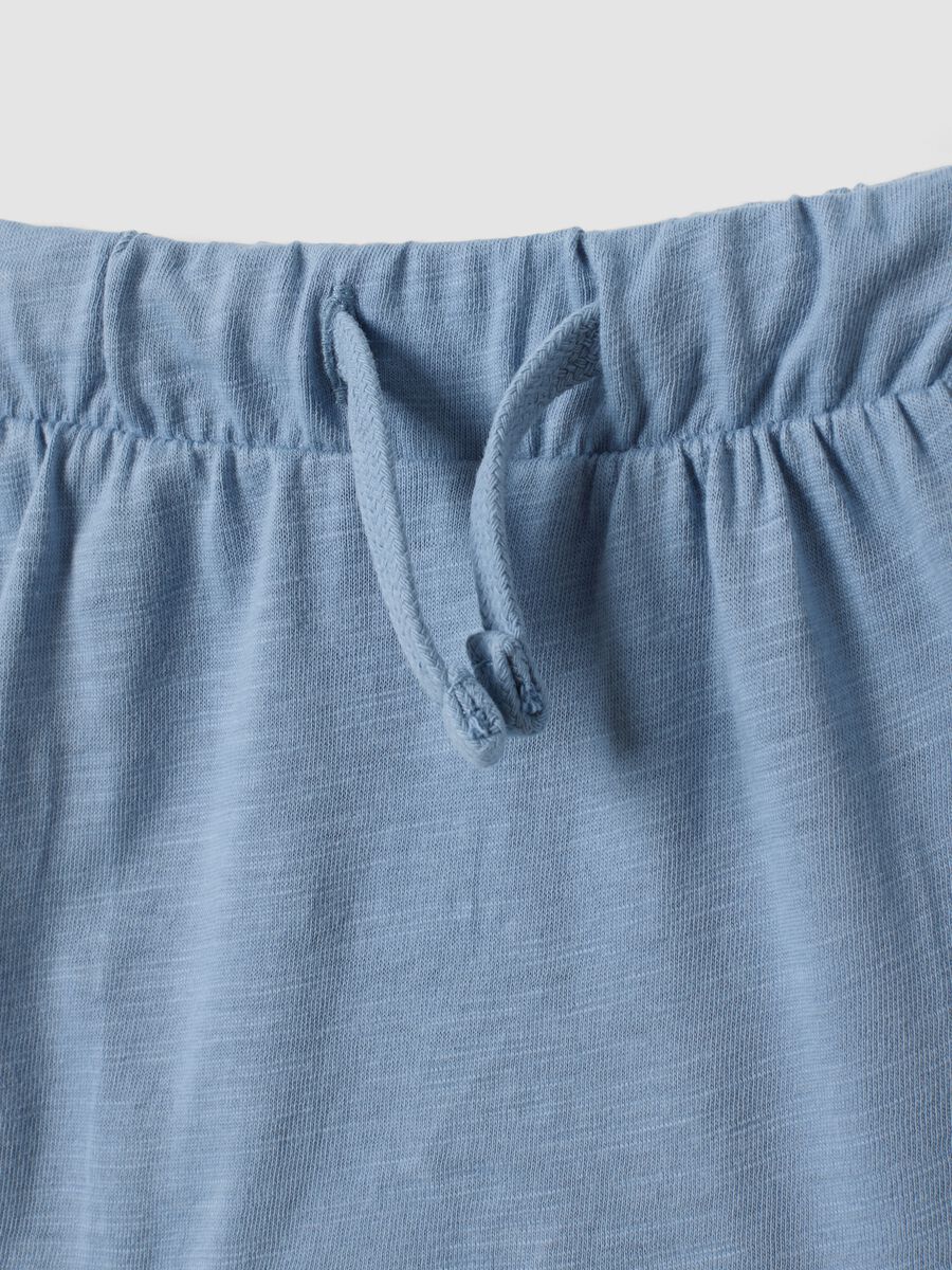 Multicolour pure cotton set with printed T-shirt and shorts for baby_2