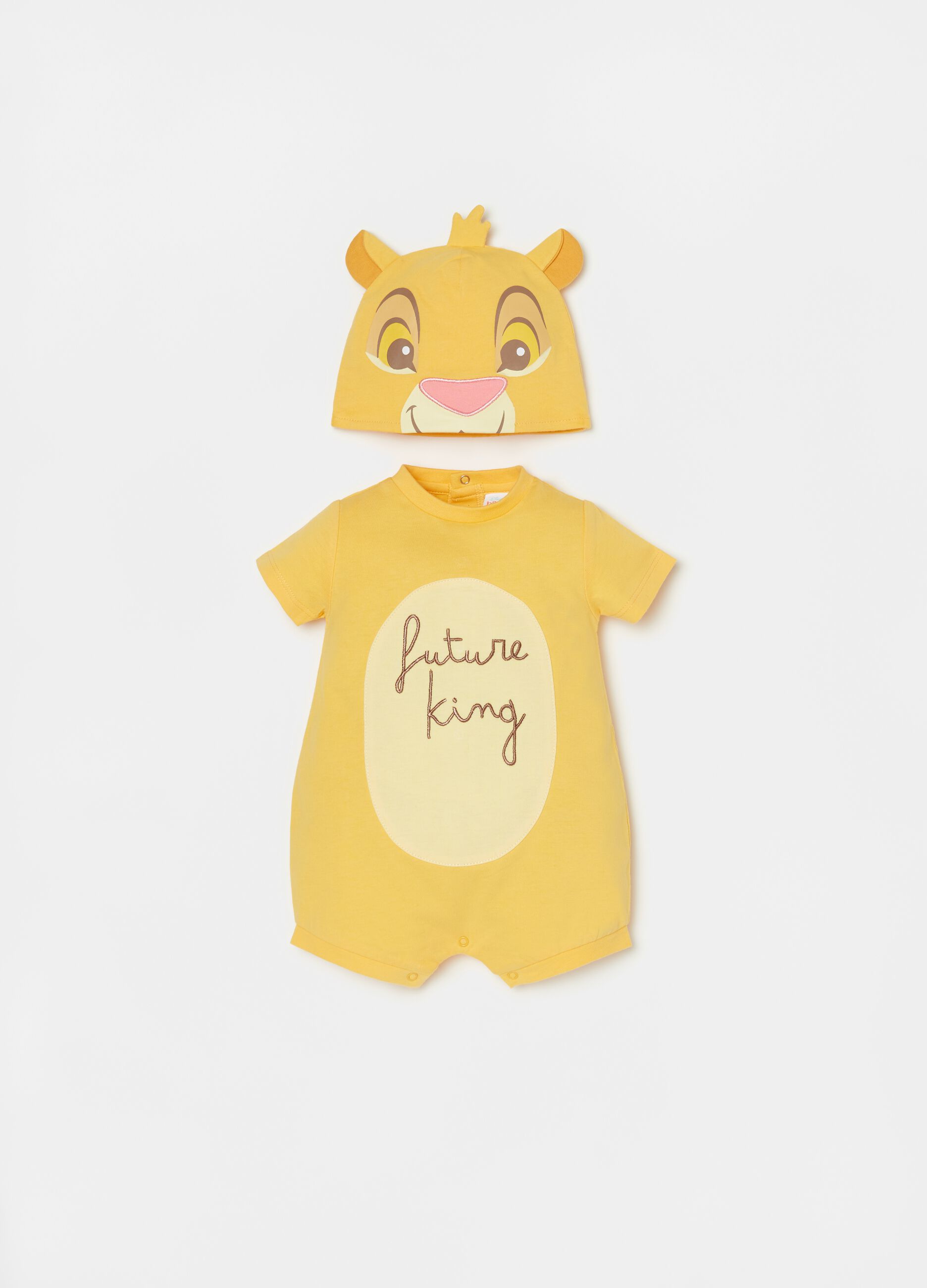 The Lion King hat and romper suit set